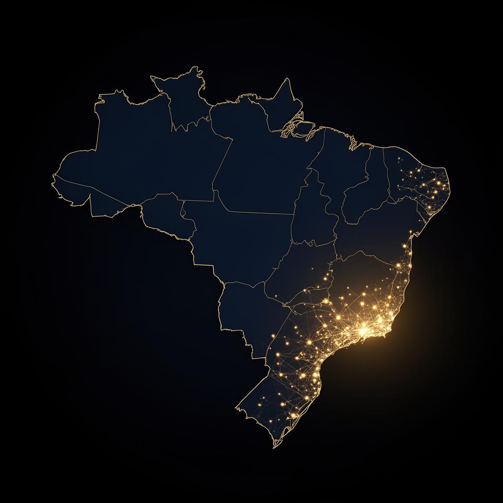 Map of Brazil